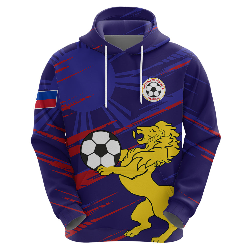 Personalised Philippines Football Hoodie Filipinas Lion Sporty Style LT01