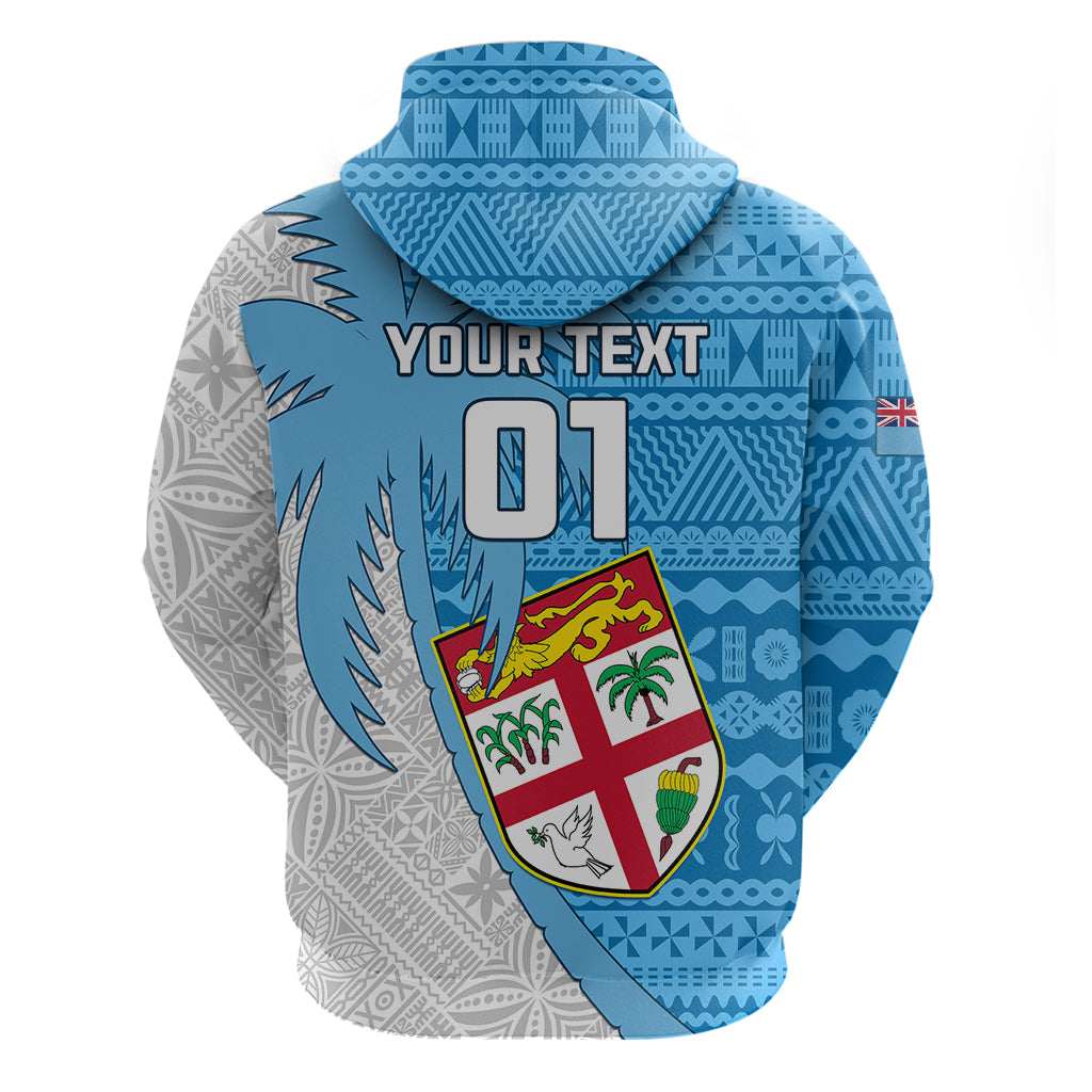 Custom Fiji Rugby Hoodie Come On Fijian Tapa Pattern LT01