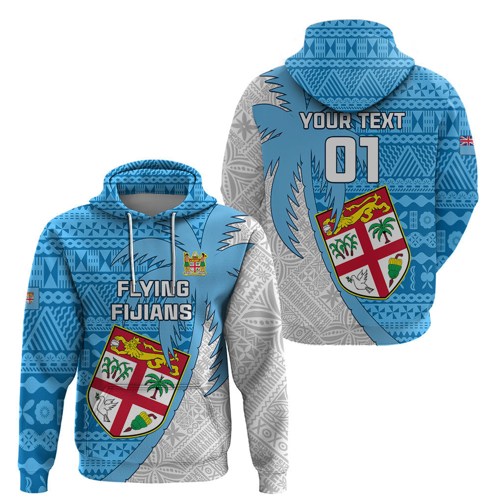 Custom Fiji Rugby Hoodie Come On Fijian Tapa Pattern LT01