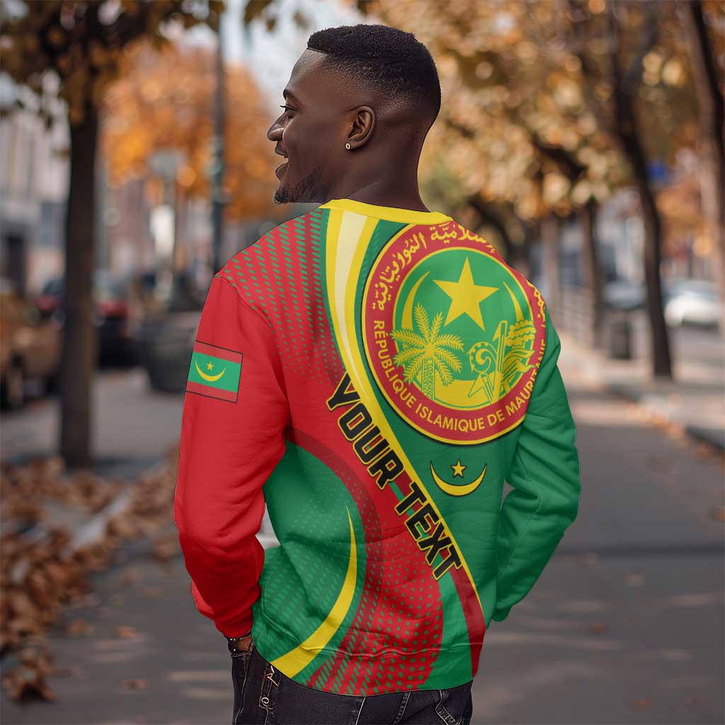 Personalized Mauritania Independence Day Sweatshirt with Mauritanian Seal - Special Version LT01