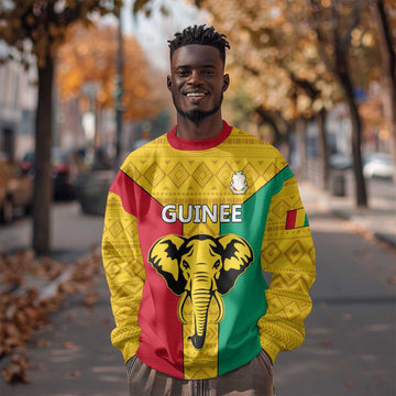 Guinea Football Sweatshirt Come On Syli National LT01