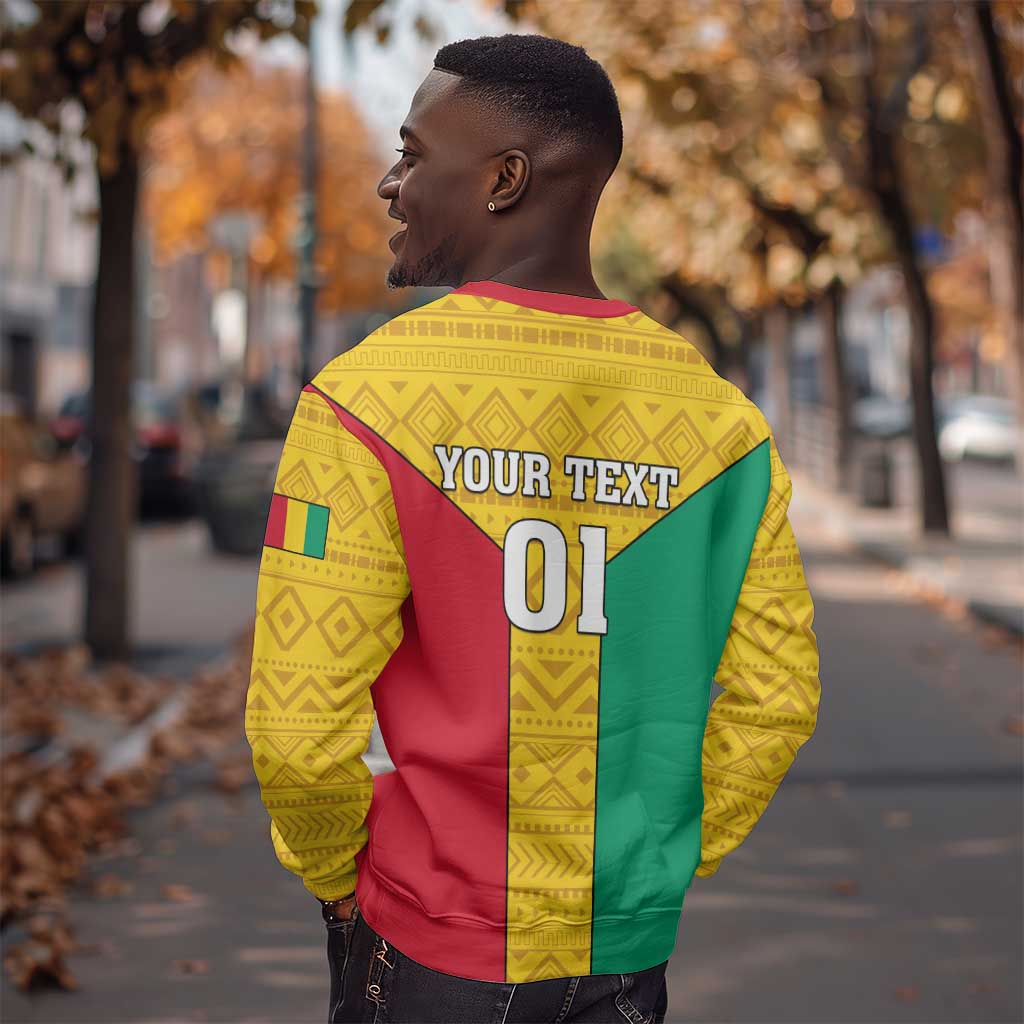 Guinea Football Sweatshirt Come On Syli National LT01