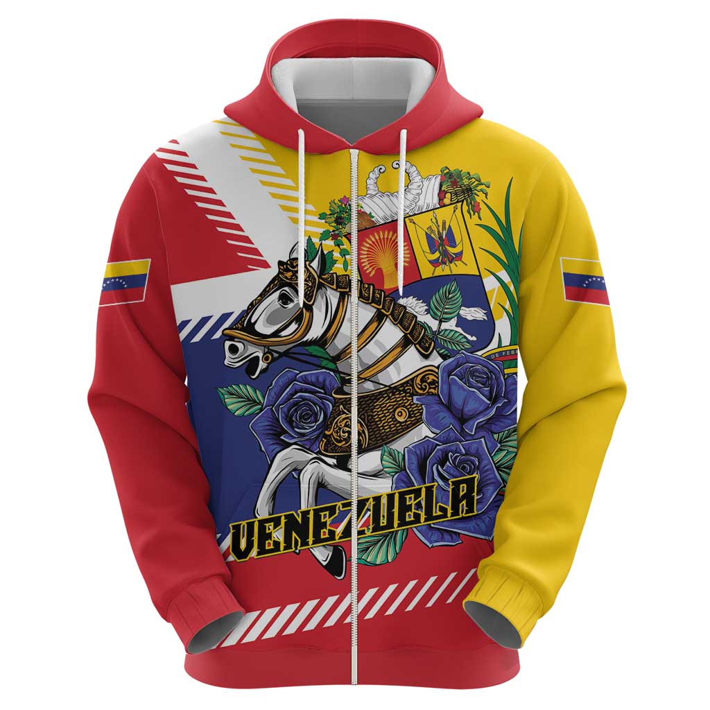 Personalized Venezuela White Horse Hoodie Veneziola Flag Colors LT01