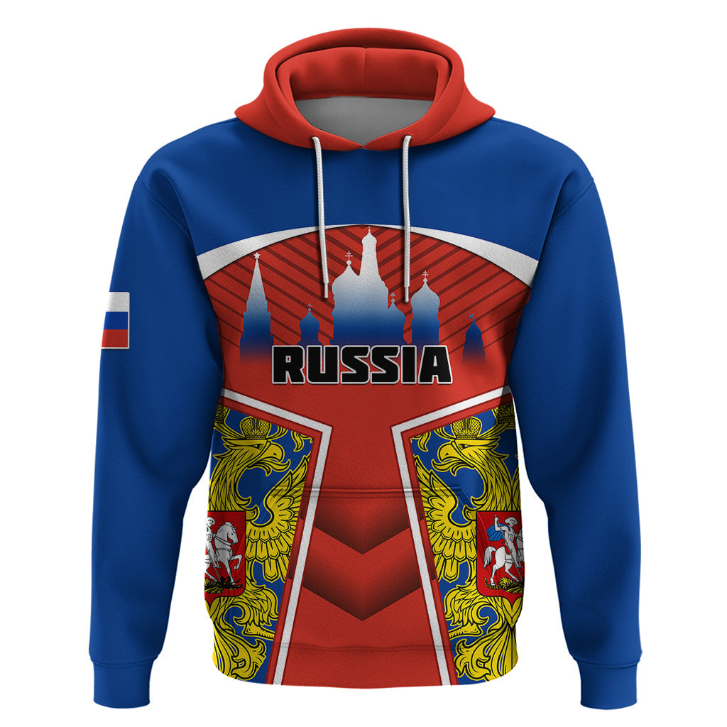 Russia Hoodie Russian Eagle and Kremlin LT01