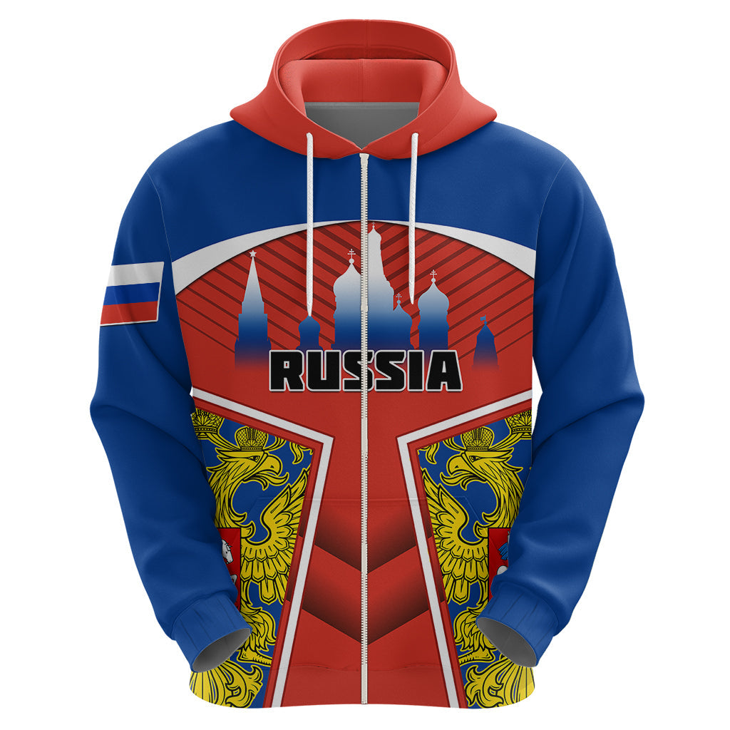 Russia Hoodie Russian Eagle and Kremlin LT01
