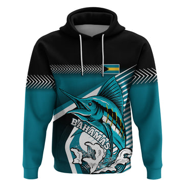 Personalised The Bahamas Hoodie Bahamian Blue Marlin Special Version LT01