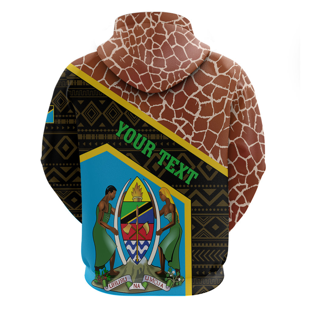 Tanzania Union Day 2024 Hoodie Uhuru na Umoja Giraffe Pattern LT01