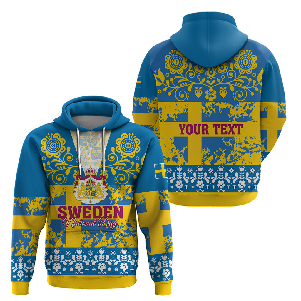 Sweden National Day 2024 Hoodie Svenska Flaggans Dag LT01