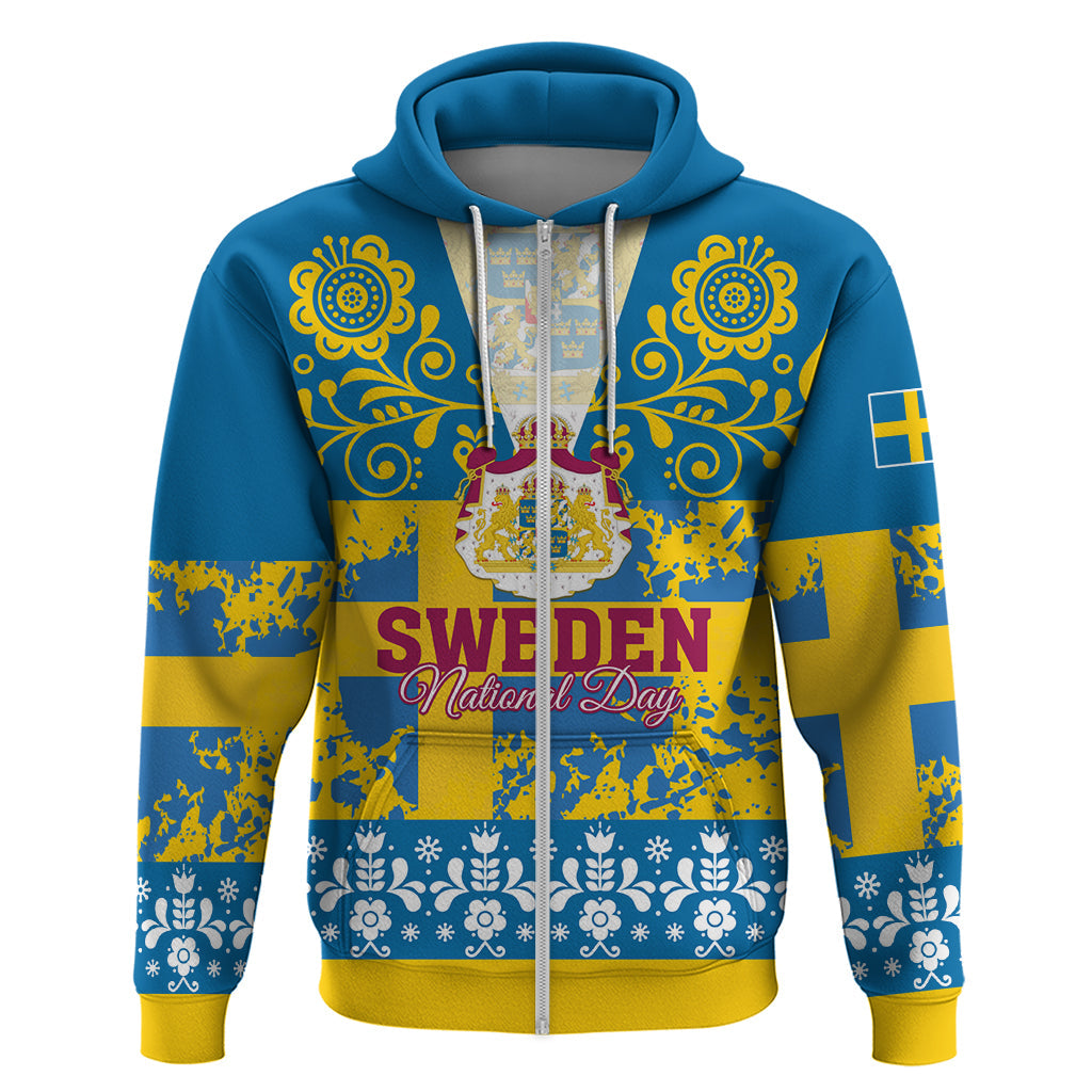 Sweden National Day 2024 Hoodie Svenska Flaggans Dag LT01