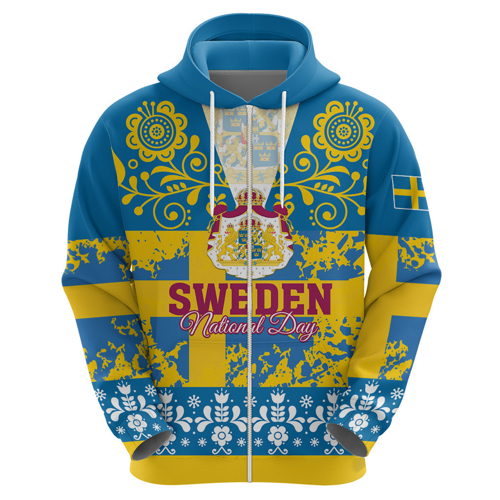 Sweden National Day 2024 Hoodie Svenska Flaggans Dag LT01