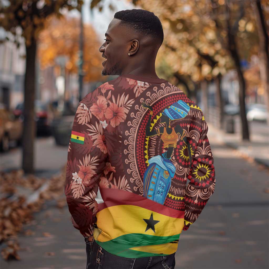 Panafest Sweatshirt Ghana Tropical African Pattern LT01