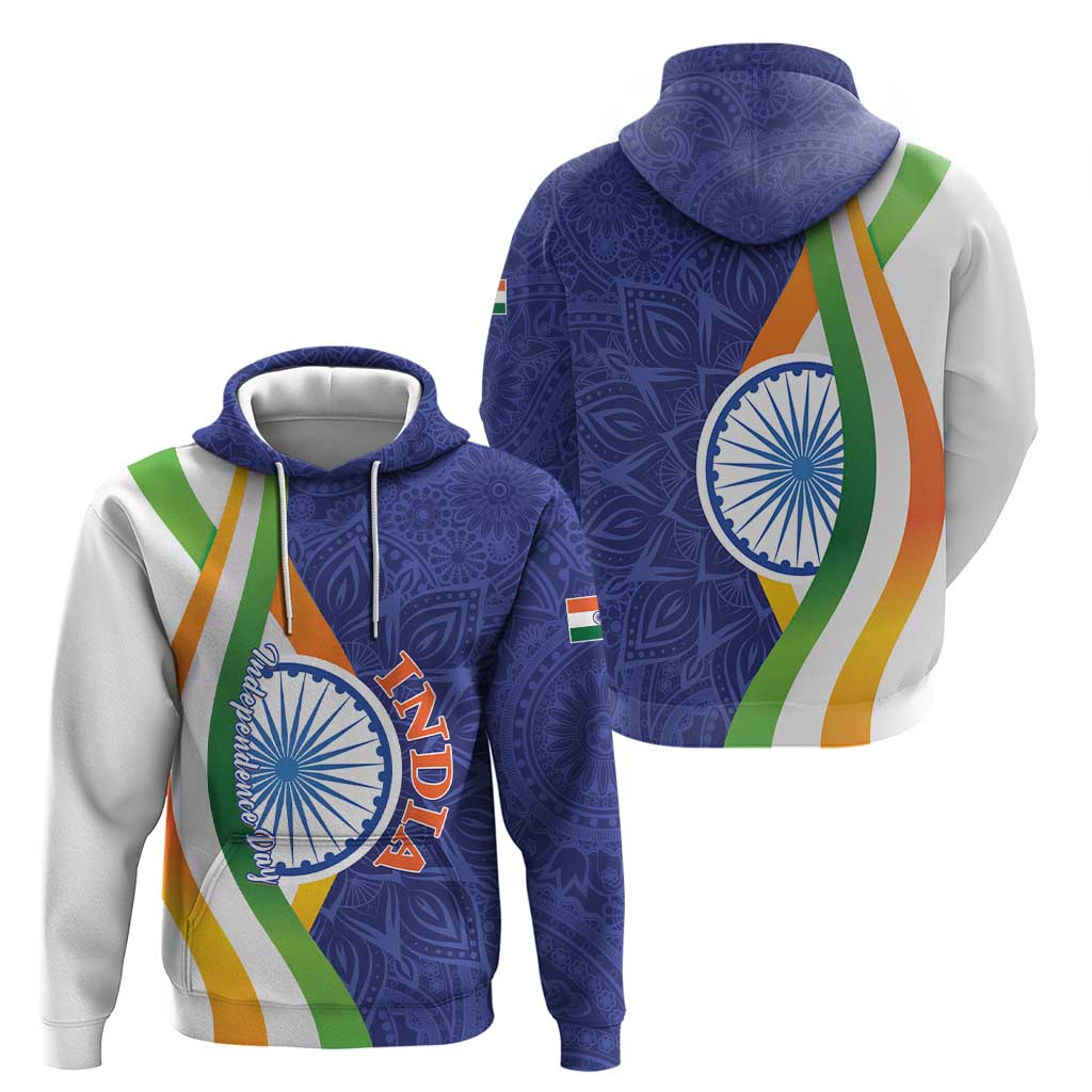 India Independence Day Hoodie Mandala Paisley Floral LT01