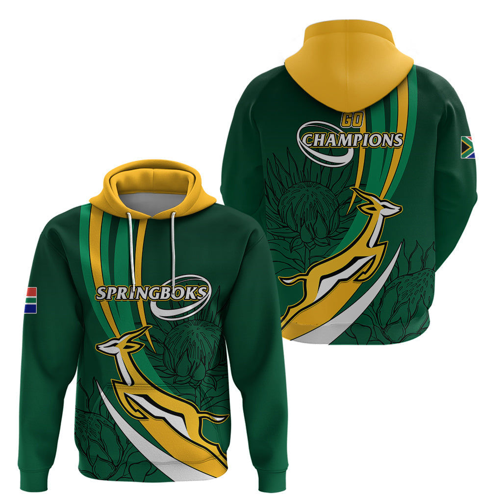South Africa Rugby Hoodie Springboks Go Champions World Cup 2023 LT01
