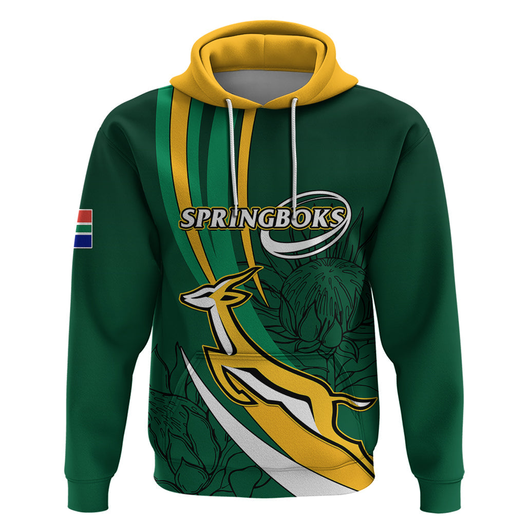 Personalised South Africa Rugby Hoodie Springboks Go Champions World Cup 2023 LT01