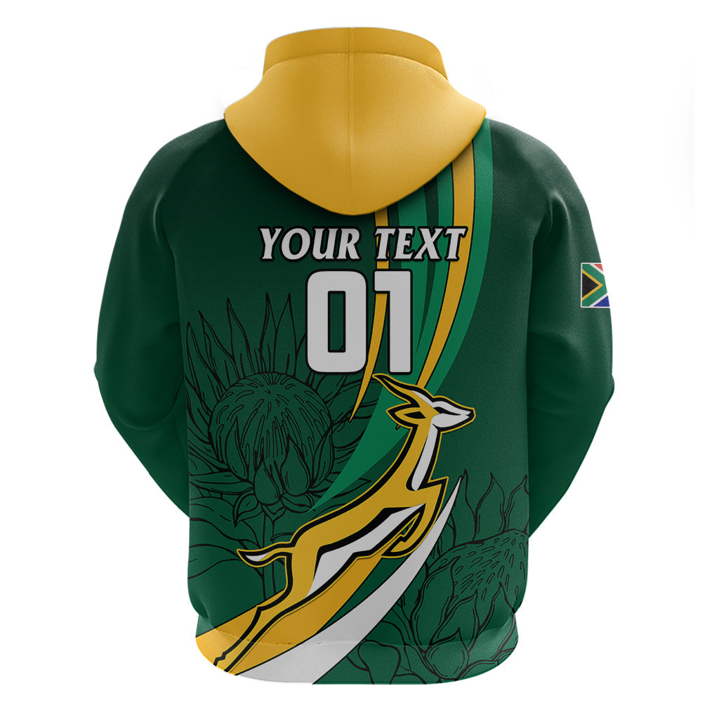 Personalised South Africa Rugby Hoodie Springboks Go Champions World Cup 2023 LT01