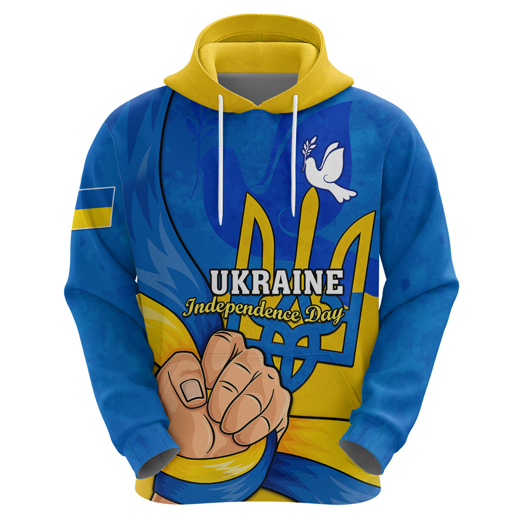 Personalised Ukraine Independence Day Hoodie Ukrainian Trident Special Version LT01