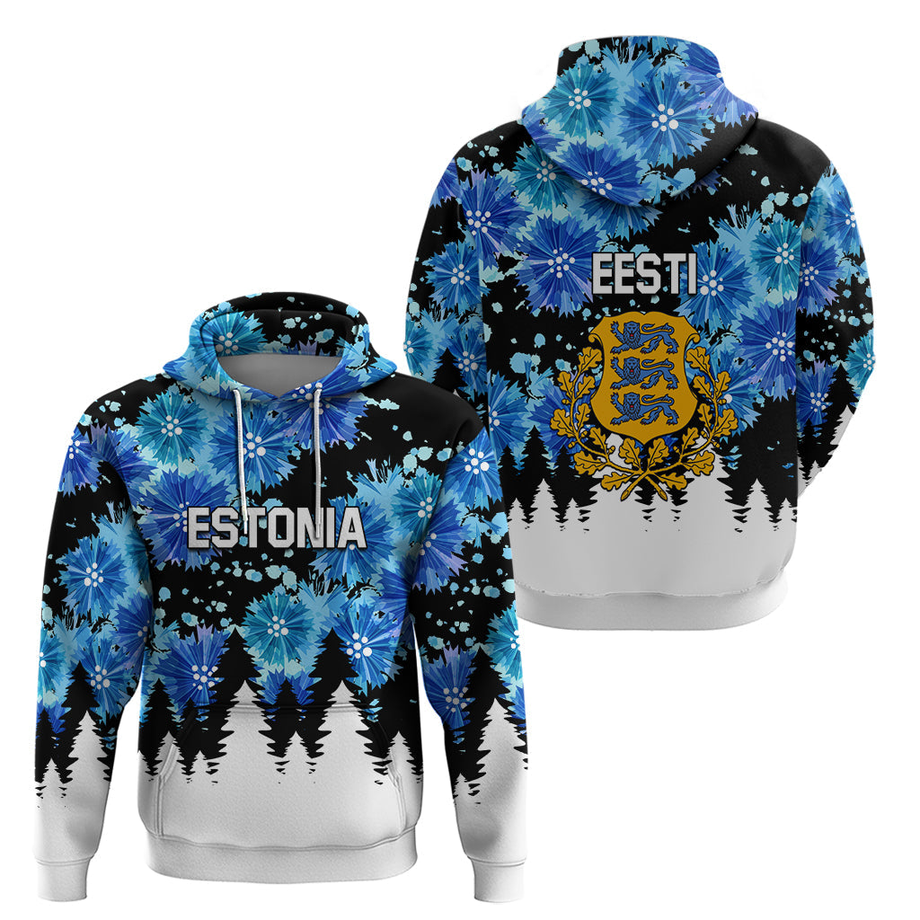 Estonia Independence Day Hoodie Cornflower Unique Style LT01