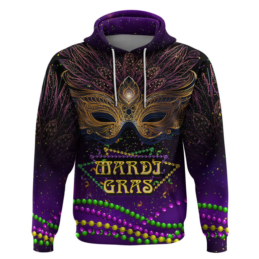 Mardi Gras 2024 Hoodie Carnival Mask Special Version LT01
