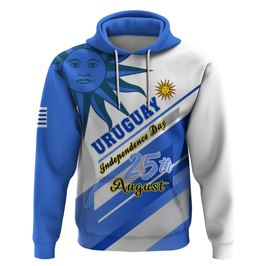 Personalised Uruguay Independence Day Hoodie Uruguayan Sol de Mayo Special Version LT01