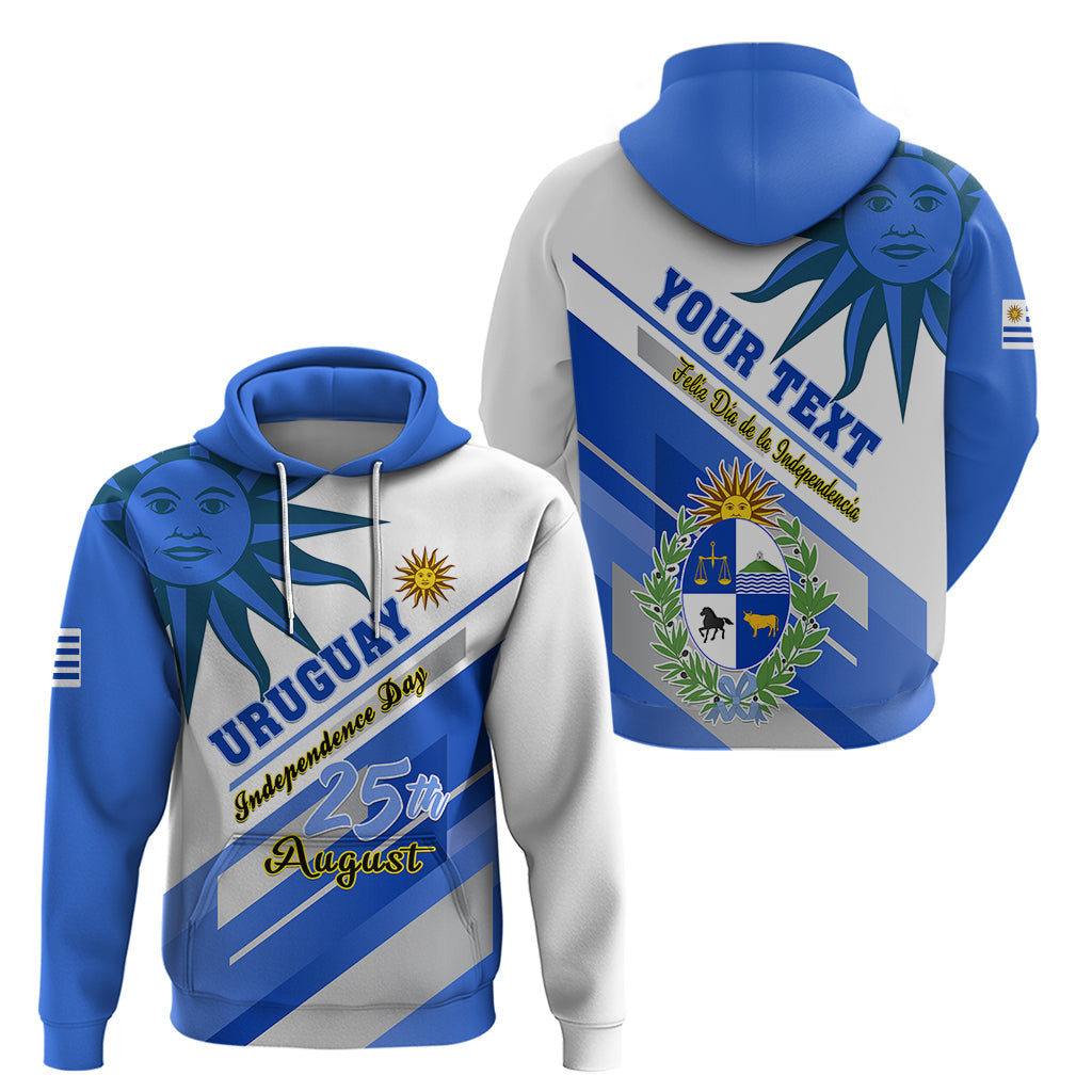 Personalised Uruguay Independence Day Hoodie Uruguayan Sol de Mayo Special Version LT01