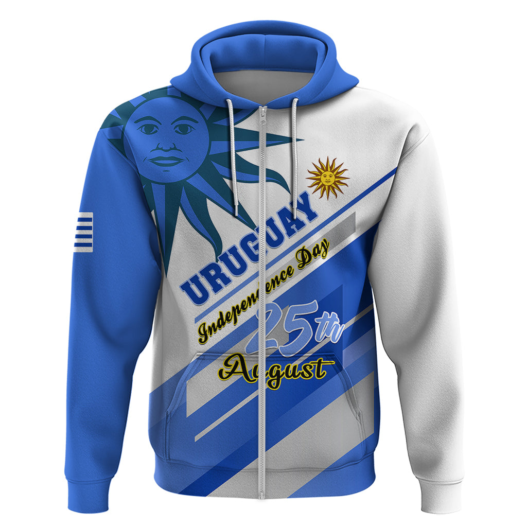 Personalised Uruguay Independence Day Hoodie Uruguayan Sol de Mayo Special Version LT01