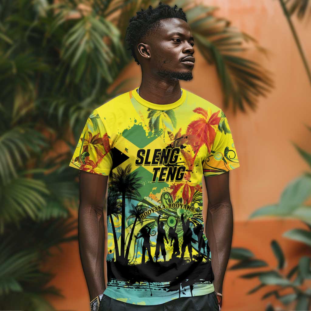Personalized Jamaica Sleng Teng Riddim T shirt Booyaka Booyaka LT01
