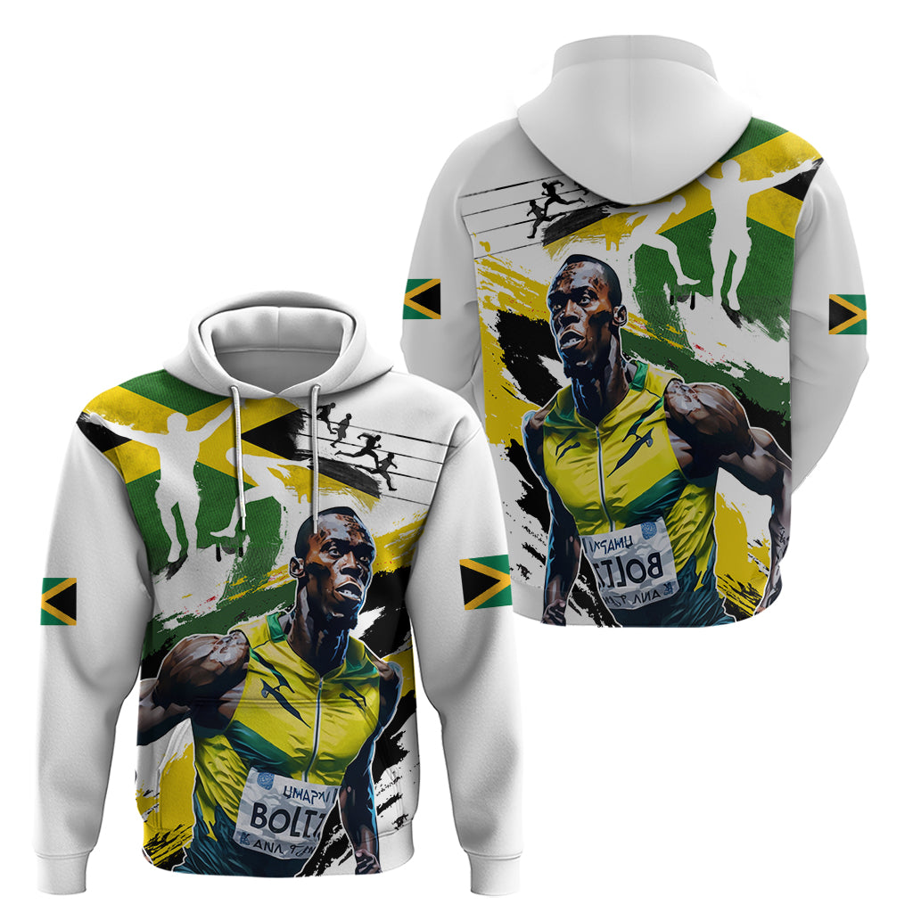 Jamaica Hoodie Proud to be Lightning Bolt LT03
