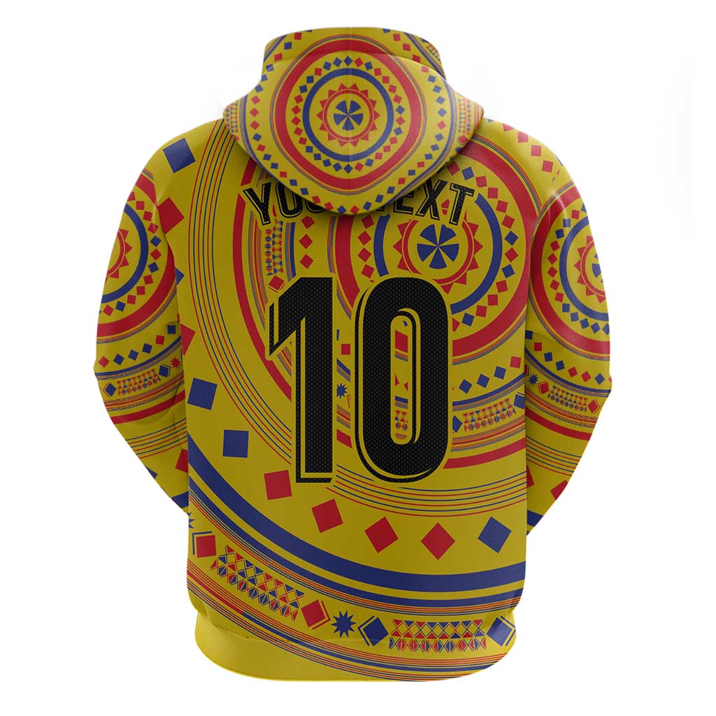 Custom Colombia Football Hoodie Sporty Vueltiao Hat LT03