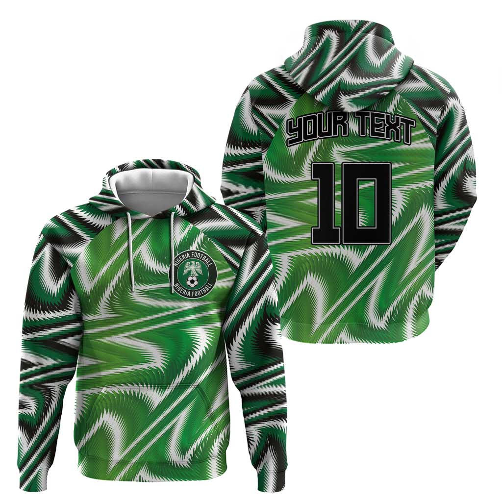 Custom Nigeria Football Hoodie Sporty Super Eagles LT03