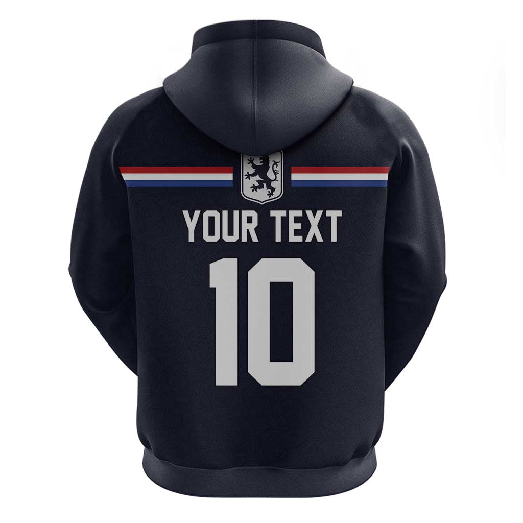 Custom Netherlands Football 2024 Road To The Champion Hoodie Oranje Holland Clockwork Orange The Flying Away Color LT03