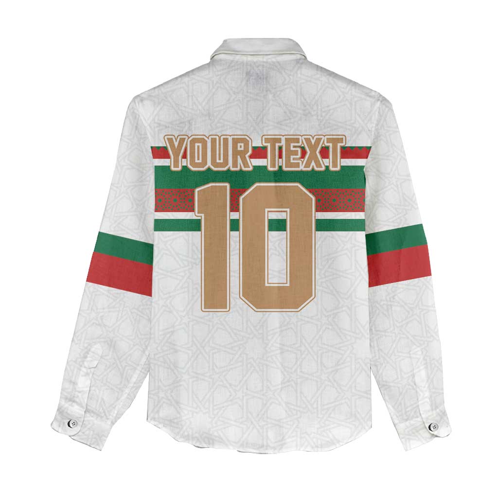 Custom Moroccan Football Women Casual Shirt The Hunt of Atlas Lions LT03