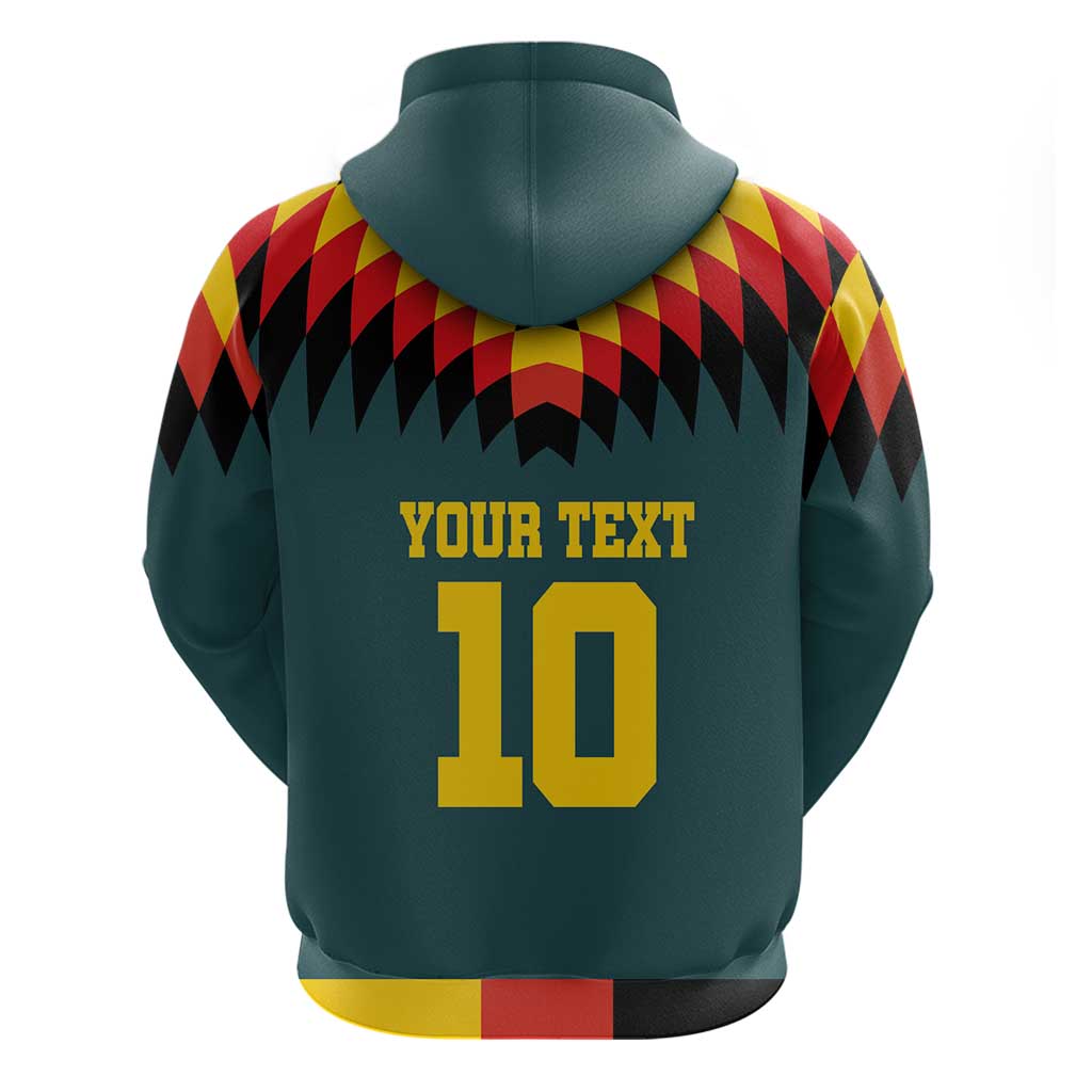 Custom Germany Football 2024 Go Champion Hoodie Design 90s Style Away Color LT03