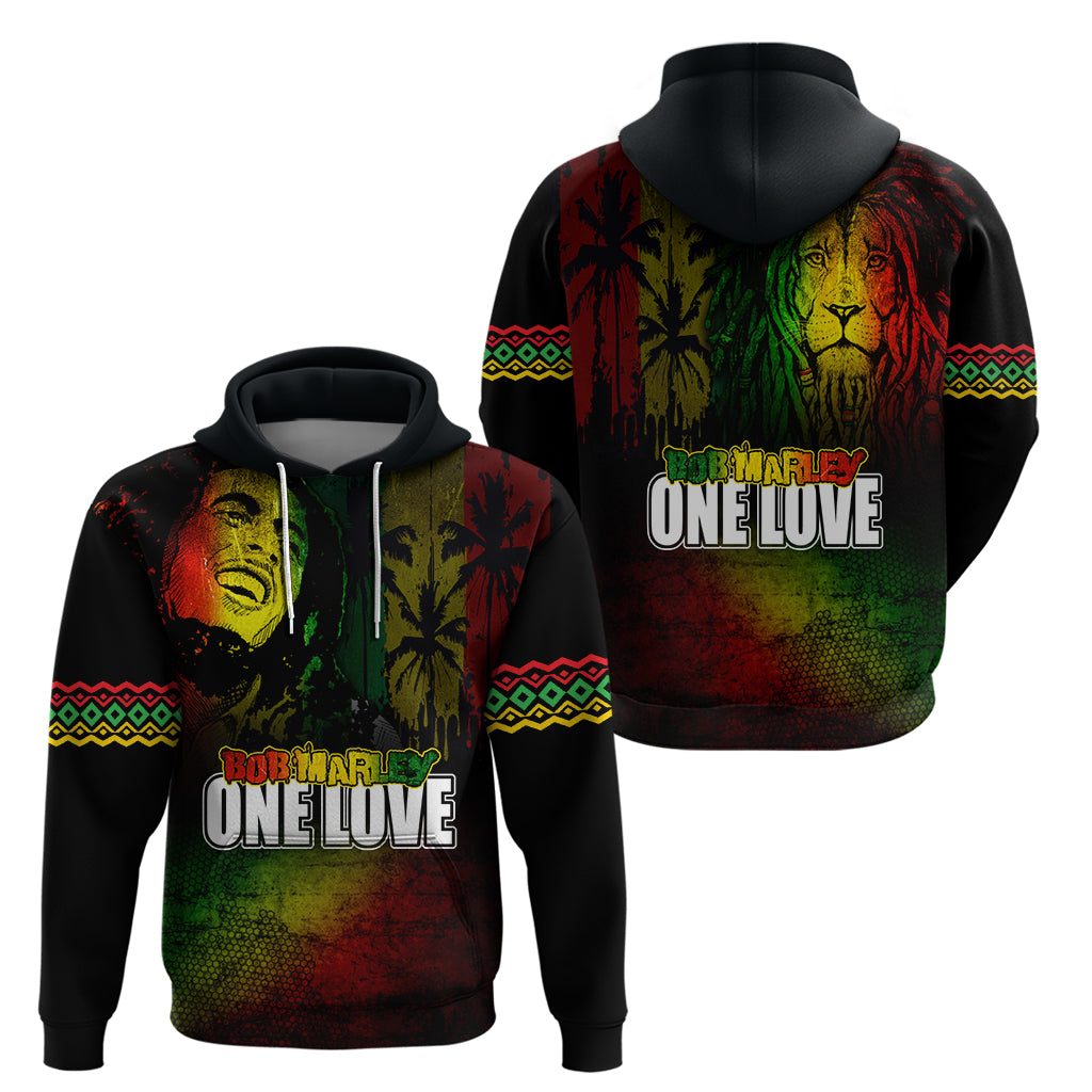 King of Reggae Hoodie Jamaican Reggae One Love LT03