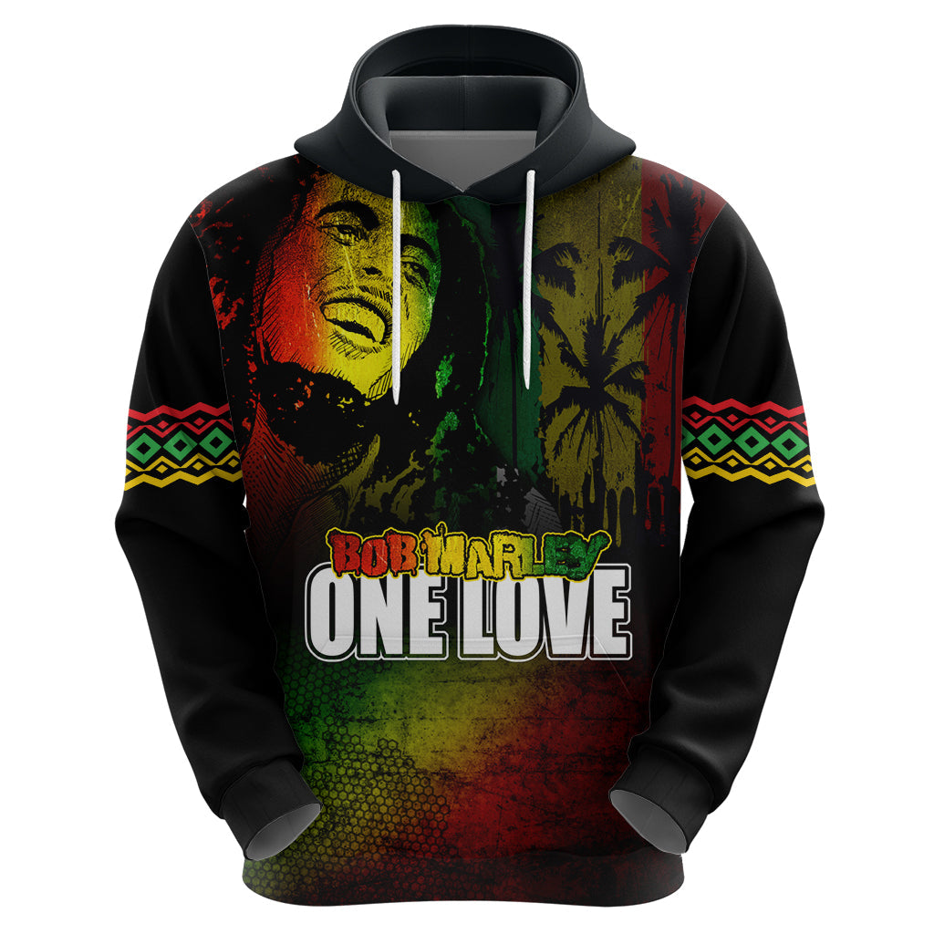 King of Reggae Hoodie Jamaican Reggae One Love LT03