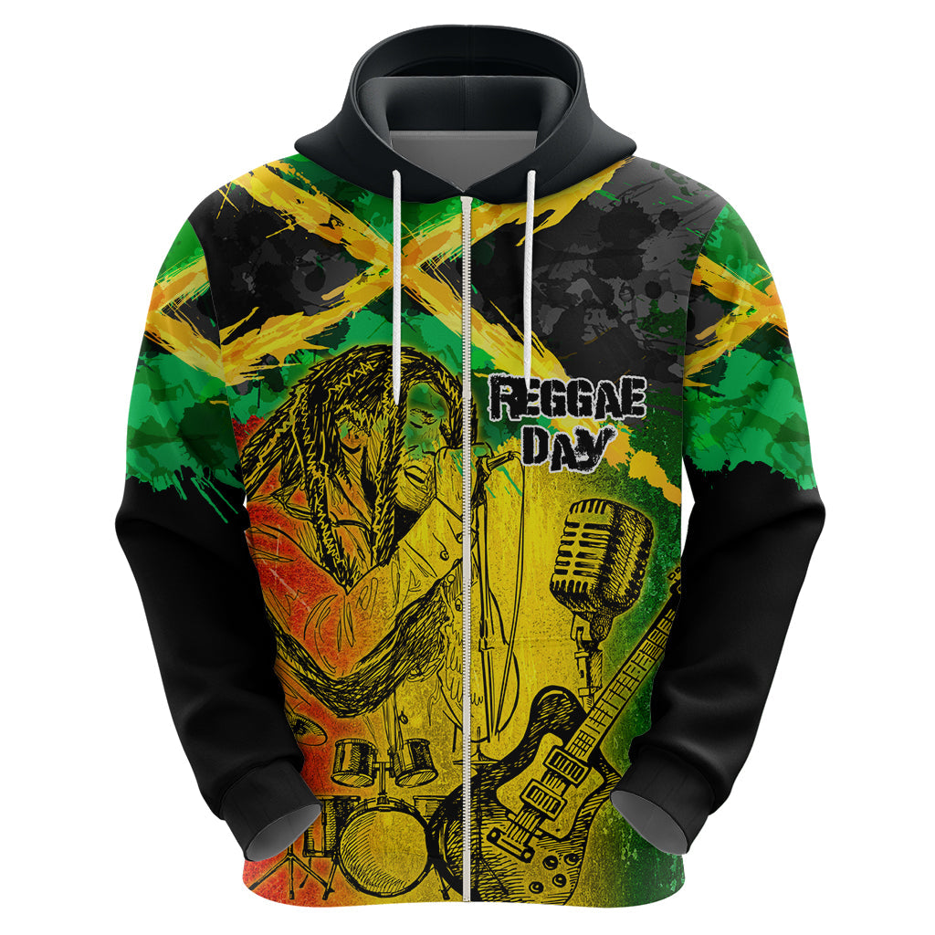Jamaican Reggae Singer Hoodie B-Marley Reggae Grunge LT03