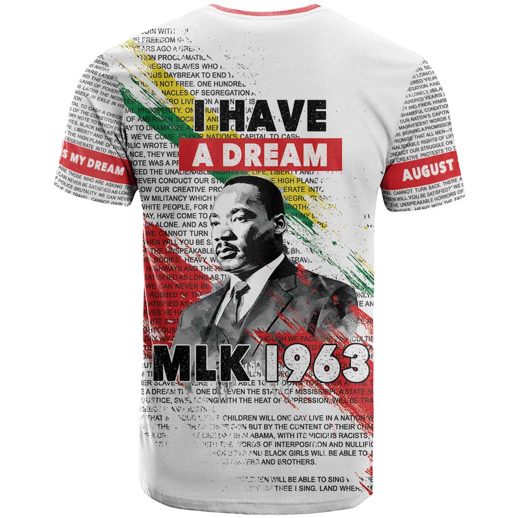 Martin Luther King T shirt Honoring The Legacy White Version LT05