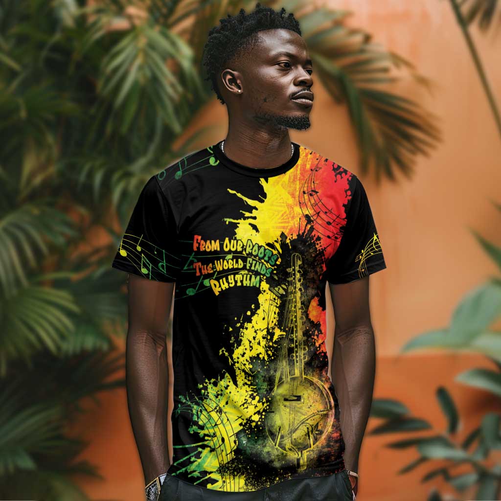 Afro Music Pride T shirt From Our Roots The World Finds Rhythm LT05