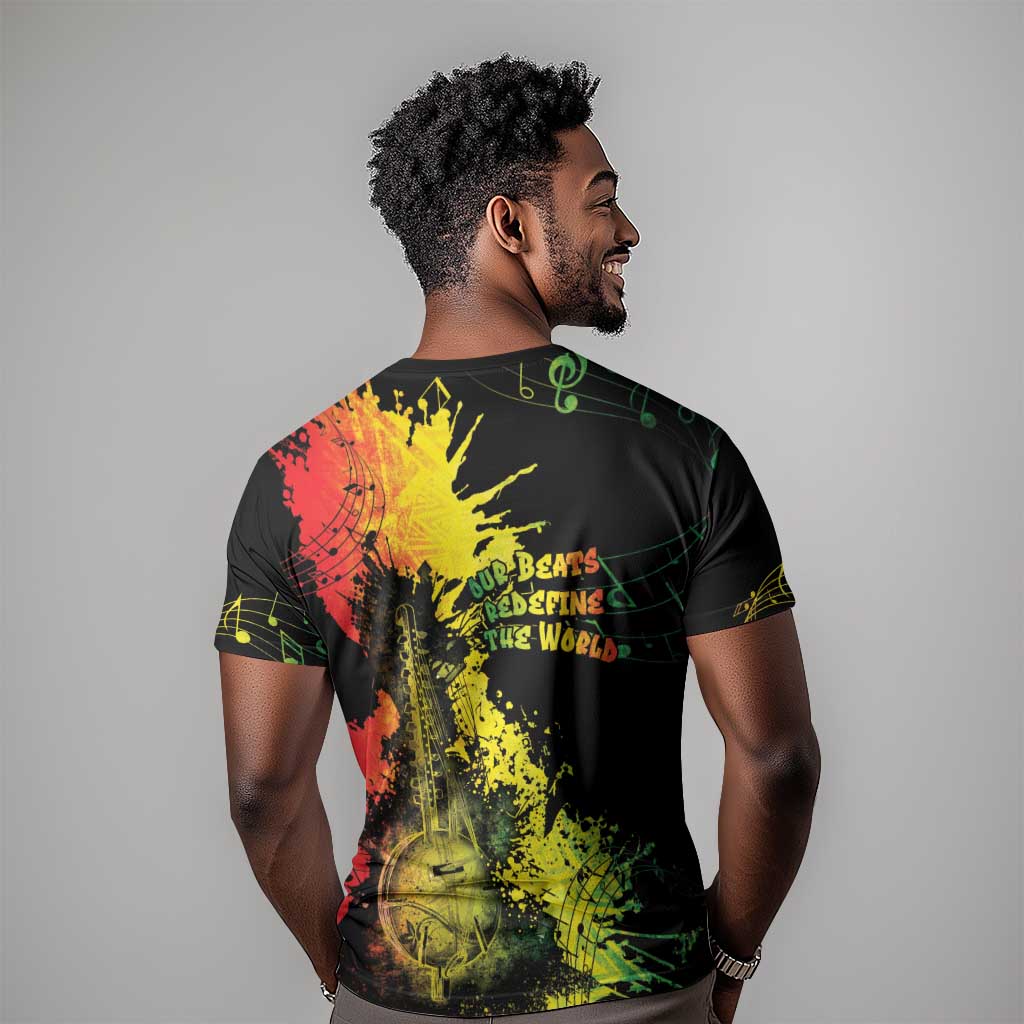 Afro Music Pride T shirt From Our Roots The World Finds Rhythm LT05