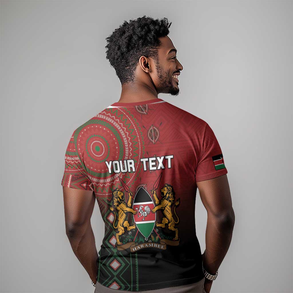Personalised Kenya Jamhuri Day T shirt One Nation One Flag One People LT05