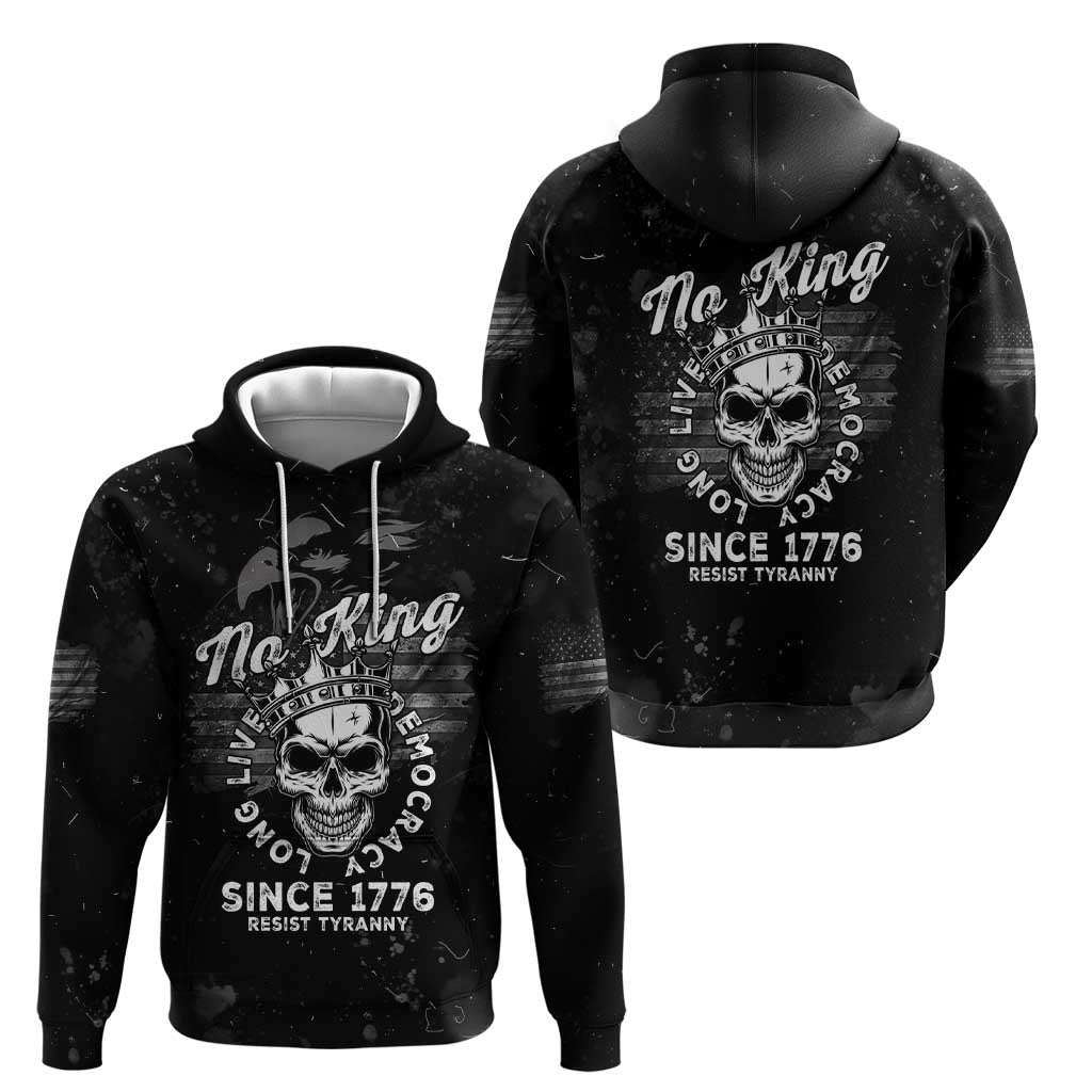 No Kings In America Hoodie Resist Tyranny LT05