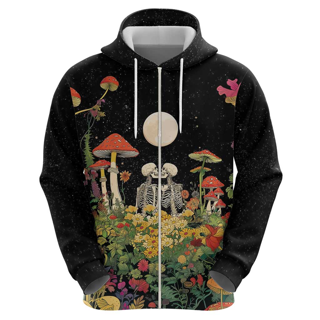 Skeleton Lovers Hoodie Hippie Gothic Aesthetic LT05