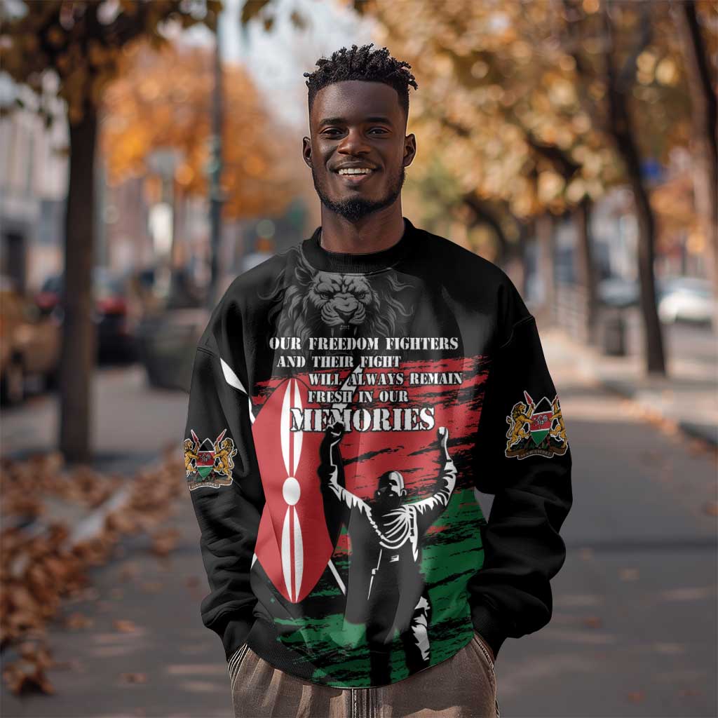 Happy Kenya Mashujaa Day Sweatshirt Honour Our Heroes, Heroines LT05