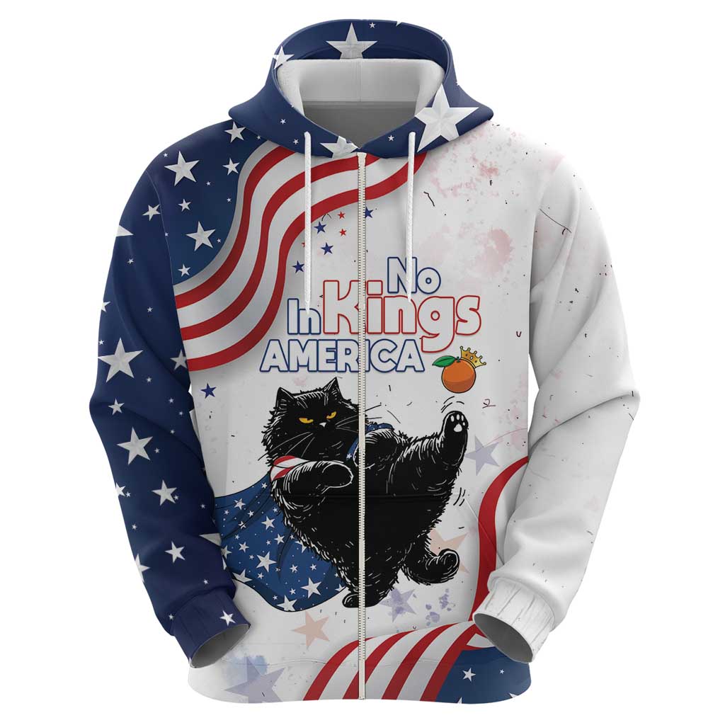 Funny Cat No Kings Hoodie Rejecting Kings Since 1776 LT05