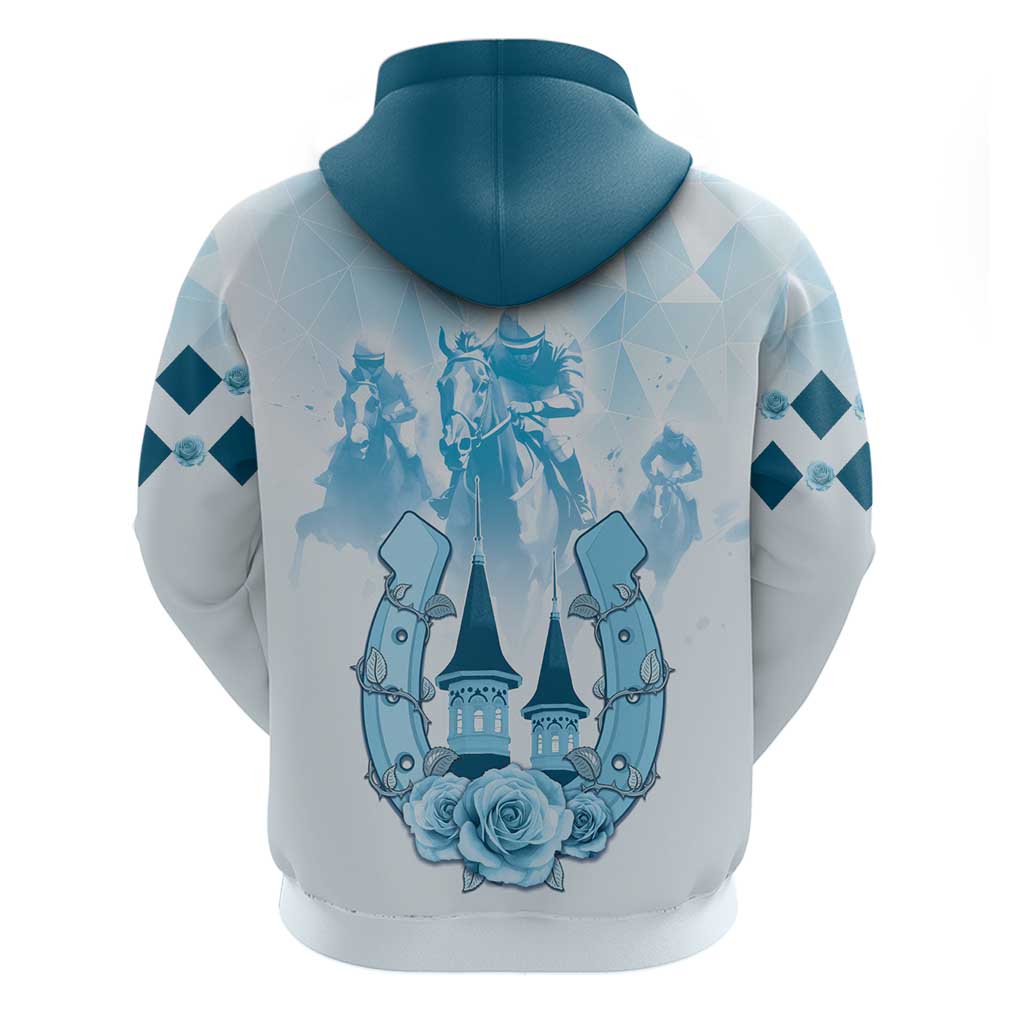 Kentucky Horse Racing Hoodie 151st Anniversary Blue Version LT05