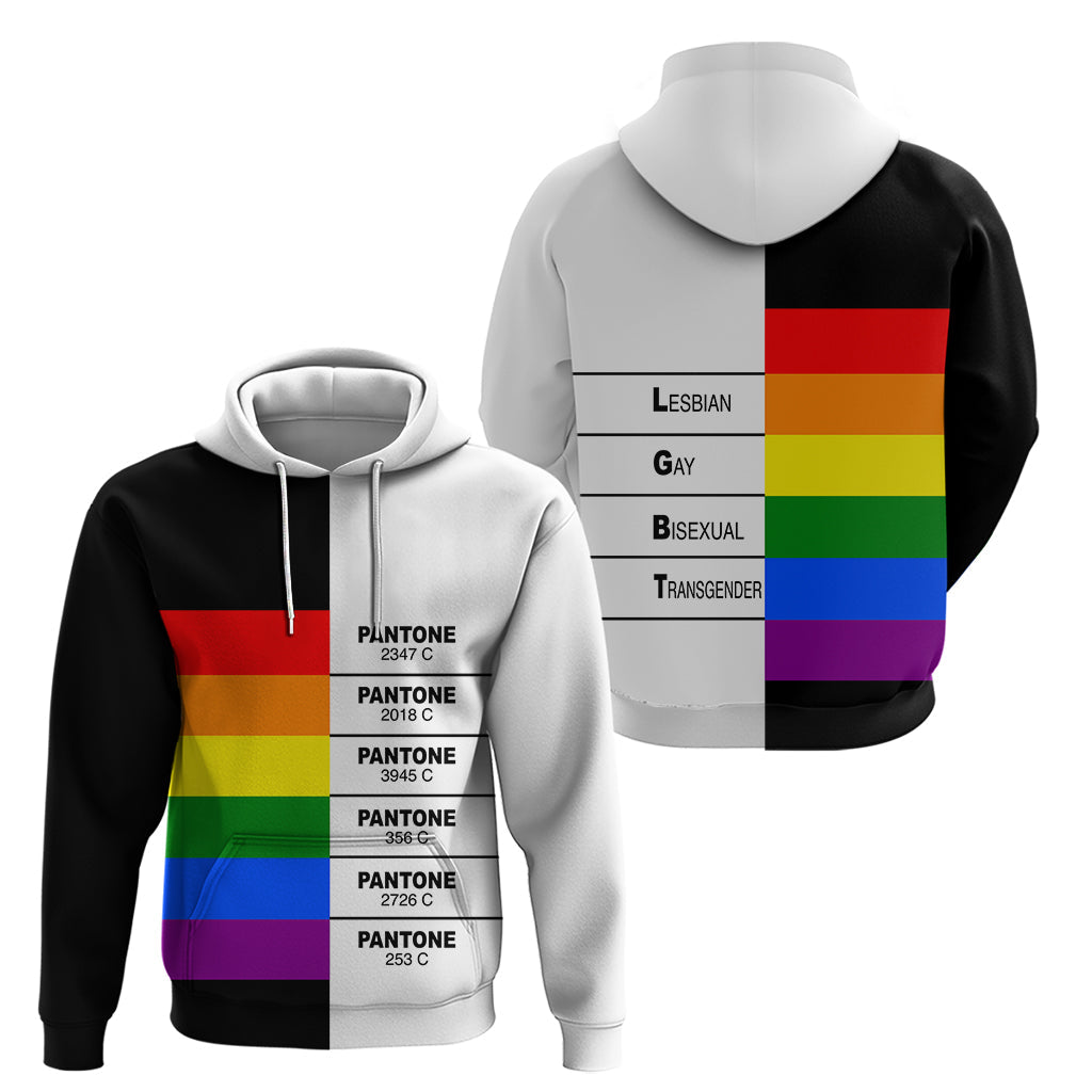 LGBT Pantone Hoodie Pride LT6