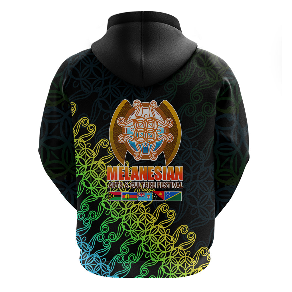 Melanesian Festival 2023 Hoodie Fest'Napuan Black Style LT6
