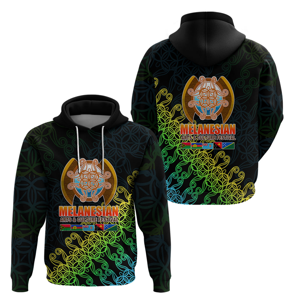 Melanesian Festival 2023 Hoodie Fest'Napuan Black Style LT6