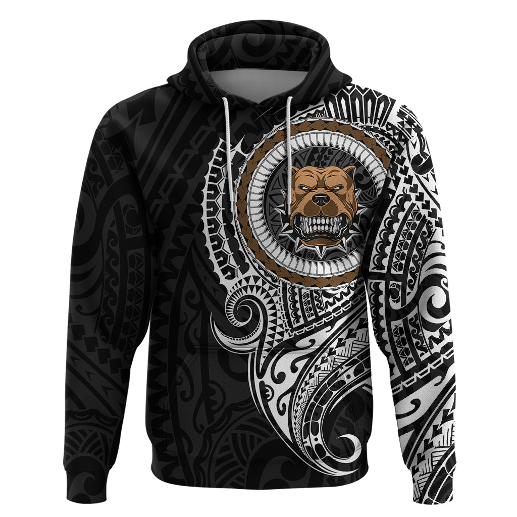 Polynesian Pitbull Dog Hoodie Dog In My Heart LT6