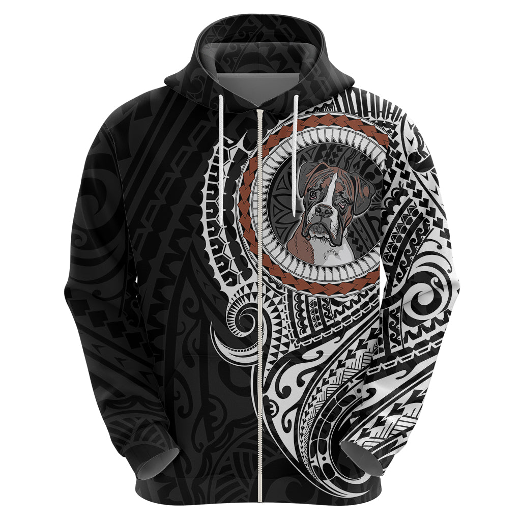 Polynesian Boxer Dog Hoodie Dog In My Heart LT6
