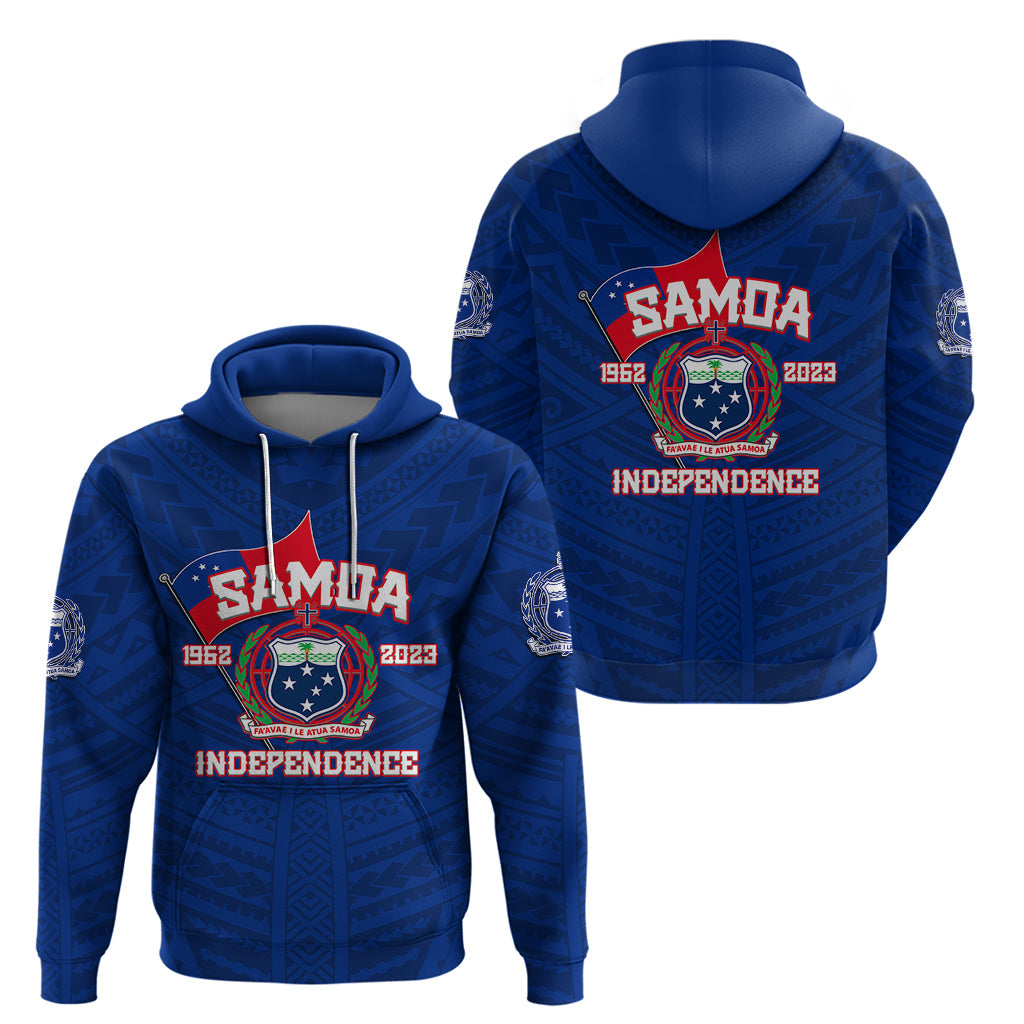 Samoa Independence Hoodie 2023 Blue Style LT6